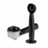 Mașină de espresso de design Gastroback Basic 42615, 1100 W, 15 bari, 1,25 l, încălzitor de cești, piese detașabile, port-filtru, negru