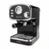 Mașină de espresso de design Gastroback Basic 42615, 1100 W, 15 bari, 1,25 l, încălzitor de cești, piese detașabile, port-filtru, negru