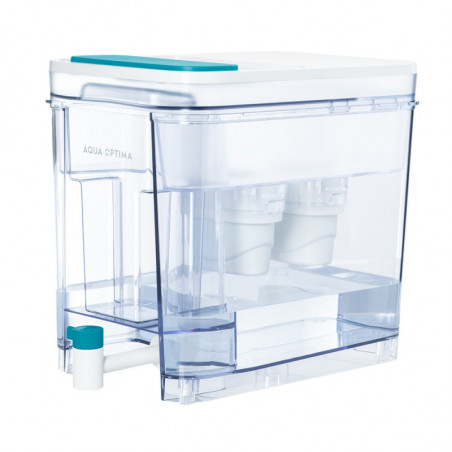 Dispenser de apă filtrată Aqua Optima Perfect Pour WD1003, 8,2 l, filtrare în 5 etape, fără BPA, Evolve+, alb/transparent