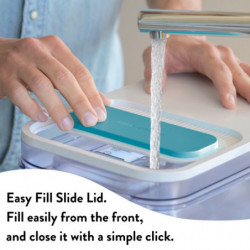 Dispenser de apă filtrată Aqua Optima Perfect Pour WD1003, 8,2 l, filtrare în 5 etape, fără BPA, Evolve+, alb/transparent