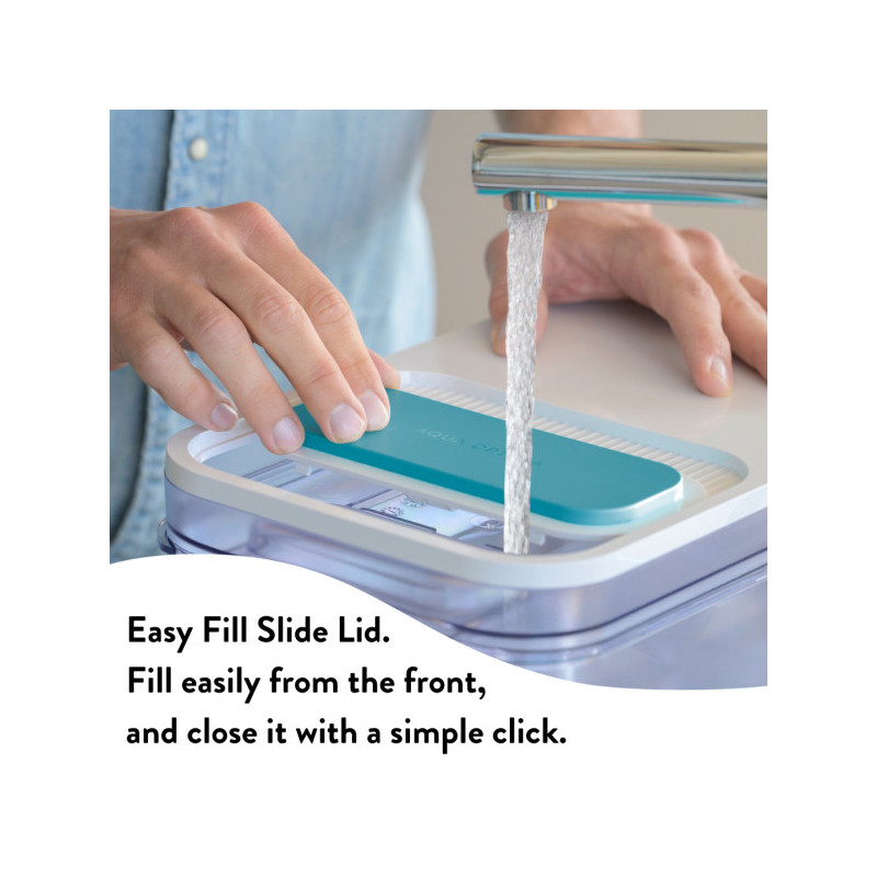Dispenser de apă filtrată Aqua Optima Perfect Pour WD1003, 8,2 l, filtrare în 5 etape, fără BPA, Evolve+, alb/transparent