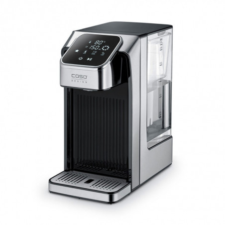 Dozator de apa fierbinte Caso HW 770 Advanced, 2600 W, 2,7 l, 13 setari de temperatura, 40-100°C, Memorie, Comanda tactila, Filtru, Negru/Inoxidabil