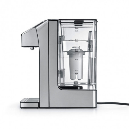 Dozator de apa fierbinte Caso HW 770 Advanced, 2600 W, 2,7 l, 13 setari de temperatura, 40-100°C, Memorie, Comanda tactila, Filtru, Negru/Inoxidabil