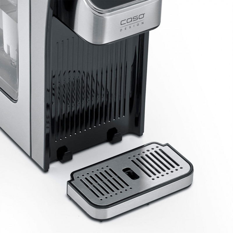 Dozator de apa fierbinte Caso HW 770 Advanced, 2600 W, 2,7 l, 13 setari de temperatura, 40-100°C, Memorie, Comanda tactila, Filtru, Negru/Inoxidabil