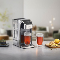 Dozator de apa fierbinte Caso HW 770 Advanced, 2600 W, 2,7 l, 13 setari de temperatura, 40-100°C, Memorie, Comanda tactila, Filtru, Negru/Inoxidabil