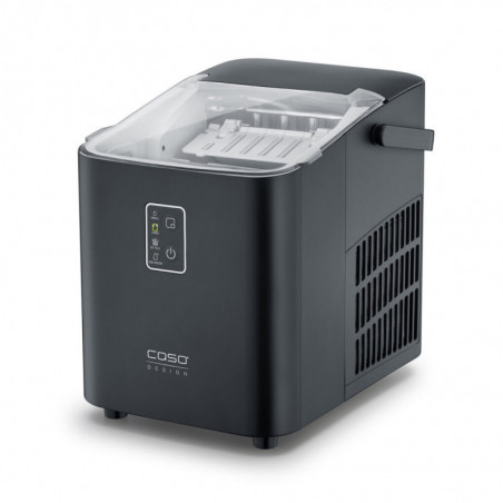 Mașină de gheață Caso IceChef Compact 3401, 120 W, 1 l, 12 kg/24 ore, 2 dimensiuni, Autocurățare, Cu compresor, Negru mat