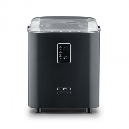 Mașină de gheață Caso IceChef Compact 3401, 120 W, 1 l, 12 kg/24 ore, 2 dimensiuni, Autocurățare, Cu compresor, Negru mat