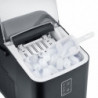 Mașină de gheață Caso IceChef Compact 3401, 120 W, 1 l, 12 kg/24 ore, 2 dimensiuni, Autocurățare, Cu compresor, Negru mat