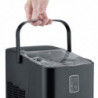 Mașină de gheață Caso IceChef Compact 3401, 120 W, 1 l, 12 kg/24 ore, 2 dimensiuni, Autocurățare, Cu compresor, Negru mat