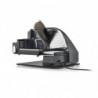 Mașină de tăiat cârnați Graef Master M95, 170 W, 0-20 mm, lamă de 170 mm, oțel inoxidabil, accesoriu combinat, negru