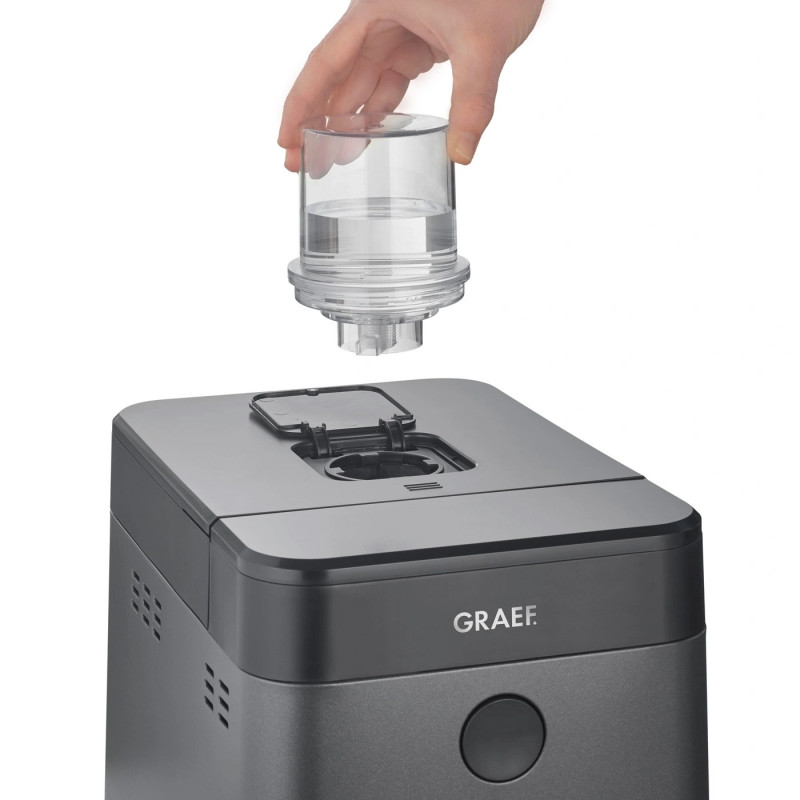 Mașină de pâine Graef BA806, 520 W, 500–750 g, 36 de programe, strat antiaderent, 3 niveluri de rumenire, temporizator cu pornire întârziată, negru