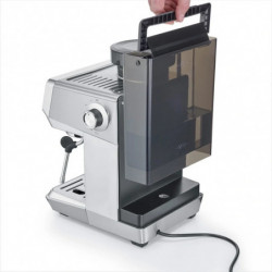 Mașină de espresso Caso EspressoGourmet&Grind, 1500 W, 20 bari, 1,8 l, Ulka, preinfuzie, Cold Brew, comandă tactilă, râșniță, portafiltru, oțel inoxidabil