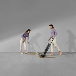 Aspirator vertical și mop Dreame H12 Pro FlexReach HHR44A, 400 W, 18 000 Pa, 50 min, 4 moduri, Spălare la 90 °C, Autocurățare și autosuscare, Ecran LED, Negru