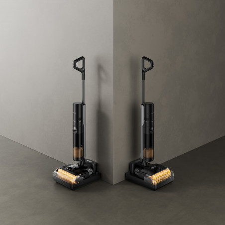 Aspirator vertical și mop Dreame H12 Pro FlexReach HHR44A, 400 W, 18 000 Pa, 50 min, 4 moduri, Spălare la 90 °C, Autocurățare și autosuscare, Ecran LED, Negru
