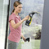 Aparat de curățat geamuri Karcher WV 2 PREMIUM, 100 ml, autonomie de 35 min, până la 105 m², indicator LED, negru/galben