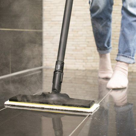 Aparat de curățat cu abur Karcher SC 3 EasyFix, 1900 W, 1 l, 3,5 bari, 75 m², Încălzire în 30 de secunde, Protecție împotriva accesului copiilor, Alb/Negru