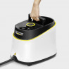 Aparat de curățat cu abur Karcher SC 3 Deluxe, 1900 W, 1 l, 3,5 bari, 75 m², Încălzire în 30 de secunde, indicator LED, Alb/Negru
