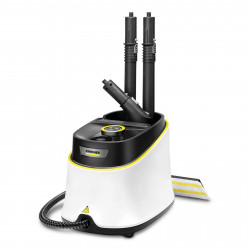 Aparat de curățat cu abur Karcher SC 3 Deluxe, 1900 W, 1 l, 3,5 bari, 75 m², Încălzire în 30 de secunde, indicator LED, Alb/Negru