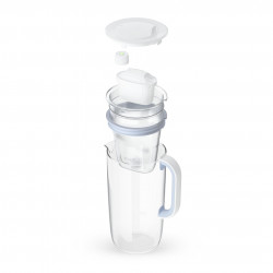 Cana filtrare apa Brita Maxtra PRO, 2,5 l, Indicator LED, Sticla borosilicata, Albastru deschis
