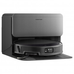 Aspirator robot Roborock Saros 20 R&D, 65 W, 36.000 Pa, 259 ml/2,5 l, AdaptiLift 3.0, umplere și golire automată a apei, autonomie de 200 min, negru