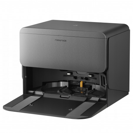 Aspirator robot Roborock Saros 20 R&D, 65 W, 36.000 Pa, 259 ml/2,5 l, AdaptiLift 3.0, umplere și golire automată a apei, autonomie de 200 min, negru