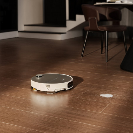Aspirator robot Roborock Saros 20 Sonic Complete, 65 W, 36.000 Pa, 228 ml/2,7 l, AdaptiLift 3.0, RetractSense LiDAR cu Reactive AI 3.0, autonomie de 190 min, alb