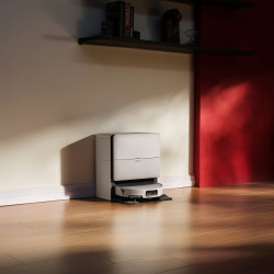 Aspirator robot Roborock Saros 20 Sonic Complete, 65 W, 36.000 Pa, 228 ml/2,7 l, AdaptiLift 3.0, RetractSense LiDAR cu Reactive AI 3.0, autonomie de 190 min, alb