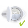 Cană de filtrare a apei Brita Marella Cool Memo, 2,4 l, indicator electronic Memo, filtru Maxtra Pro, fără BPA, alb
