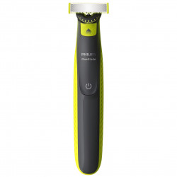 Aparat de tuns Philips OneBlade QP2724/23, lamă rotativă la 360 de grade, tehnologie OneBlade, autonomie de 45 de minute, negru/galben