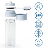 Sticlă filtrantă pentru apă Brita Fill & Go Vital, 600 ml, filtre MicroDisc, fără BPA, albastru deschis