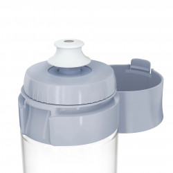 Sticlă filtrantă pentru apă Brita Fill & Go Vital, 600 ml, filtre MicroDisc, fără BPA, albastru deschis