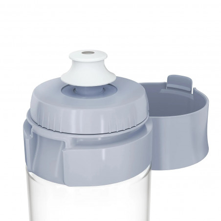 Sticlă filtrantă pentru apă Brita Fill & Go Vital, 600 ml, filtre MicroDisc, fără BPA, albastru deschis
