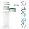 Sticlă filtrantă pentru apă Brita Fill & Go Vital, 600 ml, filtre MicroDisc, fără BPA, verde deschis