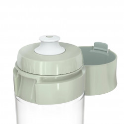 Sticlă filtrantă pentru apă Brita Fill & Go Vital, 600 ml, filtre MicroDisc, fără BPA, verde deschis