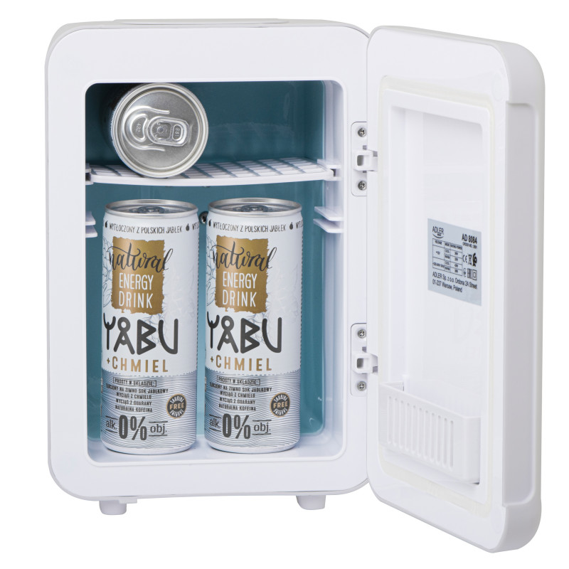 Mini-frigider Adler AD 8084, 42 W, 4 l, Peltier, Racire/Incalzire, Casa sau automobil, Raft mobil, Gri