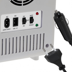 Mini-frigider Adler AD 8084, 42 W, 4 l, Peltier, Racire/Incalzire, Casa sau automobil, Raft mobil, Gri