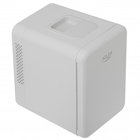 Mini-frigider Adler AD 8084, 42 W, 4 l, Peltier, Racire/Incalzire, Casa sau automobil, Raft mobil, Gri