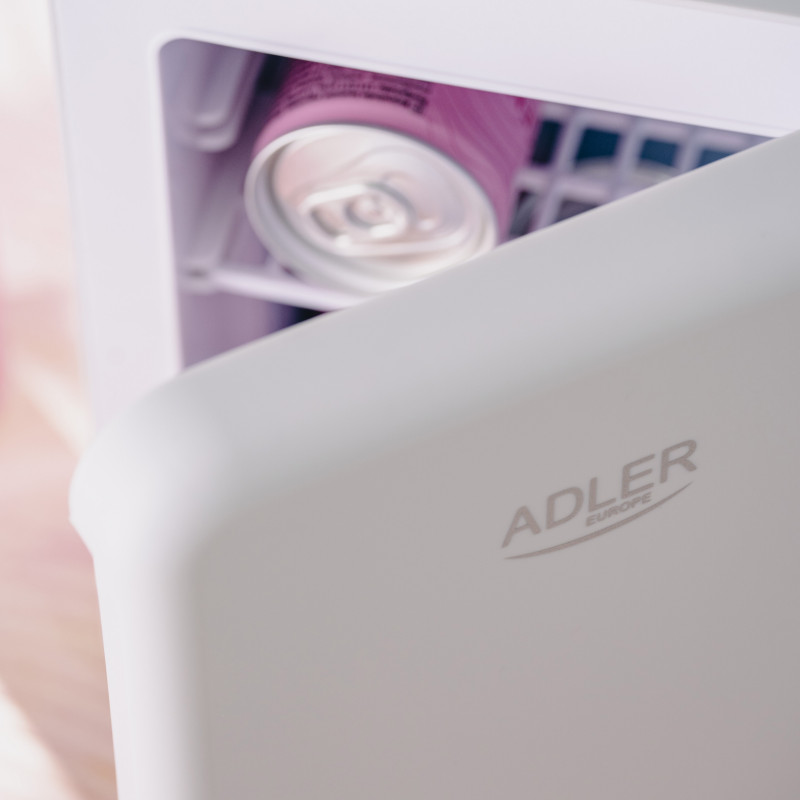 Mini-frigider Adler AD 8084, 42 W, 4 l, Peltier, Racire/Incalzire, Casa sau automobil, Raft mobil, Gri