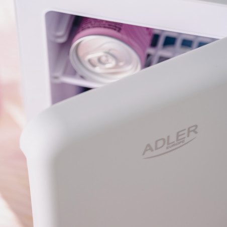 Mini-frigider Adler AD 8084, 42 W, 4 l, Peltier, Racire/Incalzire, Casa sau automobil, Raft mobil, Gri
