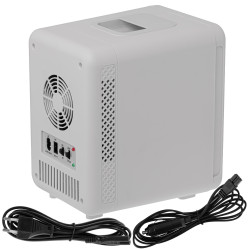 Mini-frigider Adler AD 8084, 42 W, 4 l, Peltier, Racire/Incalzire, Casa sau automobil, Raft mobil, Gri