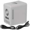 Mini-frigider Adler AD 8084, 42 W, 4 l, Peltier, Racire/Incalzire, Casa sau automobil, Raft mobil, Gri