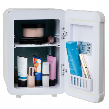 Mini-frigider Adler AD 8084, 42 W, 4 l, Peltier, Racire/Incalzire, Casa sau automobil, Raft mobil, Gri