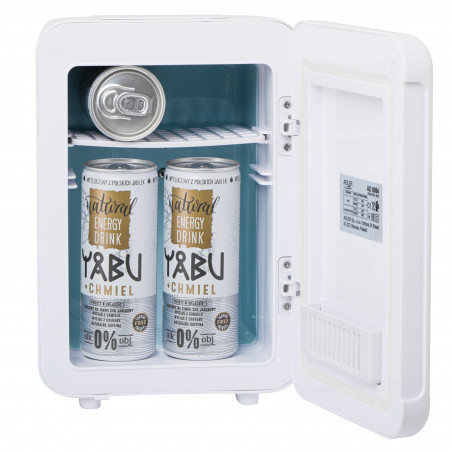 Mini-frigider Adler AD 8084, 42 W, 4 l, Peltier, Racire/ Incalzire, Casa sau automobil, Raft reglabil, Alb