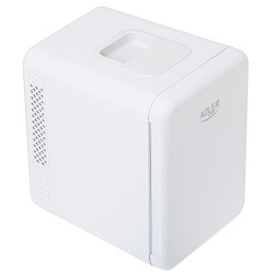 Mini-frigider Adler AD 8084, 42 W, 4 l, Peltier, Racire/ Incalzire, Casa sau automobil, Raft reglabil, Alb
