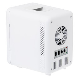 Mini-frigider Adler AD 8084, 42 W, 4 l, Peltier, Racire/ Incalzire, Casa sau automobil, Raft reglabil, Alb