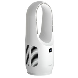 Ventilator de birou Adler AD 7343, Pana la 6 ore, 3 viteze, Afisaj LED, USB-C, Alb