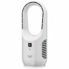 Ventilator de birou Adler AD 7343, Pana la 6 ore, 3 viteze, Afisaj LED, USB-C, Alb