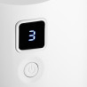 Ventilator de birou Adler AD 7343, Pana la 6 ore, 3 viteze, Afisaj LED, USB-C, Alb