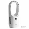 Ventilator de birou Adler AD 7343, Pana la 6 ore, 3 viteze, Afisaj LED, USB-C, Alb