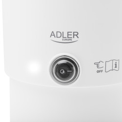 Cana electrica pentru drumetii Adler AD 1388w, 650 W, 0,8 l, Capac detasabil, Apa, Ceai, Cafea, Alb